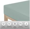 OTTO home Spannbettlaken PHYSALIS Comfort 100% Baumwolle, 150 g/m², Jersey, Gummizug: rundum, (2 Stück), Bettlaken bis 20 cm Matratzenhöhe, weich, bügelfrei, optimaler Sitz Bild 3