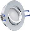 MILI 10er Set Einbauleuchtenn Mili 7W GU10 3000K Warmweiss dimmbar 230V 520 lumen Alu gebürstet 12362 Bild 2