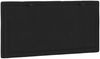 vidaXL Kopfteil-Kissen Schwarz 100 cm Samt 374657 Bild 4