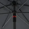Doppler myZone Sonnenschirm / Mittelmastschirm "Push Up 300", anthrazit, Ø 300 cm Bild 3