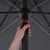 Doppler myZone Sonnenschirm / Mittelmastschirm "Push Up 300", anthrazit, Ø 300 cm Bild 4