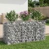 vidaXL Gabionen-Hochbeet Silber 42033304 Bild 4