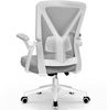 Hiazurm Bürostuhl Bürostuhl,Chefsessel aus Mesh,Ergonomischer Schreibtischstuhl (Verstellbarer Armlehnen, Lendenwirbelstütze,Drehstuhl Wippfunktion,Atmungsaktiv), Verlängerte und Verbreiterte Rückenlehne, Bis 155 kg,Schwarz Bild 4
