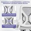 Hiazurm Bürostuhl Bürostuhl,Chefsessel aus Mesh,Ergonomischer Schreibtischstuhl (Verstellbarer Armlehnen, Lendenwirbelstütze,Drehstuhl Wippfunktion,Atmungsaktiv), Verlängerte und Verbreiterte Rückenlehne, Bis 155 kg,Schwarz Bild 2