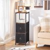 HOOBRO Badezimmerschrank Vintagebraun Schwarz Stoffschubladen EBF87CW01 Bild 4