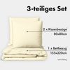 Jacobson Bettwäsche Set - 100% Baumwolle, Perkal, 3 teilig, Erhältlich in den Größen 135x200, 155x220, 200x200, 200x220, 240x220 Bild 2