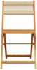 vidaXL Gartenstühle 8 Stk. Klappbar Beige Massivholz Akazie 3214609 Bild 4