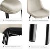 tectake Esszimmerstuhl Set Stuhl (6er Set, 6 St), gepolstert, in Samtoptik Bild 3