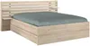 Vente-unique - TENALIA Bett Holz, Platte Beige - B 216,8 cm x H 98,2 cm x L 222,8 cm Bild 4