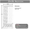 Qelus Vorhang Voile Vorhang mit Stangendurchzug Stickerei und Spitze, Stangentaschen, 2er Set weiße transparente Gardinen für Wohnzimmer Schlafzimmer Küche Bild 2