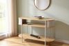 Konsole >59138< in Eiche Dekor / Kaschmirgrau - 110x76x39cm (BxHxT) Bild 3