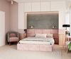 FDM Polsterbett Bettrahmen Bettgestell 90x200, 120x200, 140x200, 160x200, 180x200cm (MADE IN EU - mit hochwertigem Velours Bezug Trinity, Bettrahmen, Bett, Optional mit Matratze bestellbar, mit gepolsterten Wandpaneelen als stilvolle Kopfteil-Alternati... Bild 2