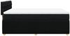 vidaXL Boxspringbett mit Matratze Schwarz 140x200 cm Stoff 3287488 Bild 5