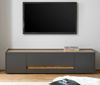 Center' Lowboard grau matt/ Eiche Wotan 170 cm Bild 2