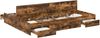 vidaXL Aufbewahrungsbettgestell Geräucherte Eiche 150 x 200 cm 3335289 Bild 2