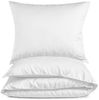 Carpe Sonno Bettwäsche Mikrofaser Bettwäsche 135x200 155x220 200x200 Einfarbig Atmungsaktiv, Mikrofaser, 2 teilig, Uni Bettbezug 155x220 Weiß - Super soft & Oeko-Tex Zertifiziert Bild 2