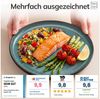 Steingut Geschirrset 12 Pers. Ibiza 48-tlg Hochwertiges Mediterranes TEST SEHR GUT Steingut Geschirr Set - Schüssel- und Teller Set - Tafelservice 12 Personen Geschirrsets Pure Living in Petrol Bild 3