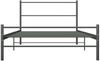 Bettgestell Grau Metall 90×200 cm [286493] Bild 3