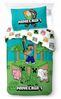 Minecraft Kinderbettwäsche Minecraft Jungle Explore Bettwäsche 140x200cm Bild 4