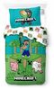 Minecraft Kinderbettwäsche Minecraft Jungle Explore Bettwäsche 140x200cm Bild 5