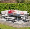 Garden Impressions Sergio Lounge Dining Set 3-teilig – Aluminium Lounge-Essgruppe für Terrasse & Garten Bild 2