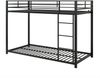 Etagenbett mit 2 Schlafgelegenheiten, Lattenrost, Leiter und Rausfallschutz, 90x200 cm, Kinderbett, Metallbett Bild 5