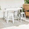 vidaXL Garten Bar Set 4 pcs Weiß HDPE 3335804 Bild 3