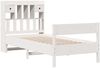 vidaXL Massivholzbett mit Regal ohne Matratze Weiß 75x190 cm Kiefer 3323051 Bild 3