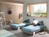 Stapelbett >Moldulo< 2er Set, Lattenrost, grau lackiert - je 203,6x27,5x93,8cm (BxHxT) Bild 4