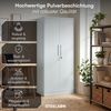 STEELSØN 'Regulus' Aktenschrank, Metall, grau, 175x40x80 cm, abschließbar, Metallschrank mit 5 Fächern, geeignet als Werkzeugschrank Bild 2
