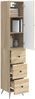 vidaXL Schrankset 2 pcs Sonoma-Eiche 34,5 x 34,5 x 90 cm Holzwerkstoff 3416891 Bild 2