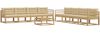 vidaXL Outdoor-Sofagarnitur 9 pcs Weiß und Beige 79 x 79 x 37 cm 3386222 Bild 2