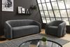 riess-ambiente 3-Sitzer VOGUE 200cm grau – Sofa, Chenille Cremona, modern, Schaumstoff, Einzelartikel 1 Teile, gepolsterte Stoff-Couch mit 3 Sitzplätzen – ideal fürs Wohnzimmer Bild 2