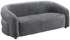 riess-ambiente 3-Sitzer VOGUE 200cm grau – Sofa, Chenille Cremona, modern, Schaumstoff, Einzelartikel 1 Teile, gepolsterte Stoff-Couch mit 3 Sitzplätzen – ideal fürs Wohnzimmer Bild 3