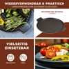 Bremermann Grillpfanne, Steingut schwarz, 38 cm Bild 3