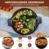 Bremermann Grillpfanne, Steingut schwarz, 38 cm Bild 2