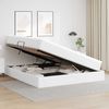 vidaXL Aufbewahrungsbett mit Matratze Weiß 180 x 200 cm Kunstleder 3370175 Bild 4