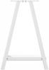 vidaXL Esstischbeine A-Form 2 Stk. Weiß 50x(72-73) cm Stahl 4012845 Bild 5