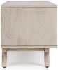 TV-Board Anahsa aus Mangoholz, klassischer Stil, Rattan-Türen, natur, 128 cm breit Bild 4