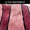 OTTO home Badematte Anna, Badvorleger, Badezimmer Teppich, Höhe 16 mm, rutschhemmend beschichtet, schnell trocknend, fußbodenheizungsgeeignet, Polyester, rechteckig, Badteppich, Hoch Tief Effekt, Modern, Weich, Wellen Bild 4