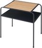 Beistelltisch Krødsherad 55x51x36cm Schwarz/Eiche [en. casa] Bild 2