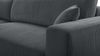 AX LIVING Graues Sofa mit Schlaffunktion – Catea U Cord Wohnlandschaft 364 cm Bild 5