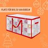 Relaxdays Weihnachtskugel Aufbewahrungsbox Bild 3