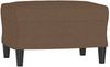 vidaXL Fußhocker Braun 60 x 50 x 41 cm Stoff [349282] Bild 2