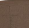 vidaXL Fußhocker Braun 60 x 50 x 41 cm Stoff [349282] Bild 5
