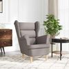 vidaXL Sessel Taupe 74x84x100 cm Stoff 4016901 Bild 3