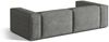 Micadoni Sofa Nuria 4-Sitzer Boucle Graphit Bild 3