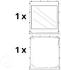 3x3 m Faltpavillon, PREMIUM Stahl 40mm, Seitenteile mit Panoramafenstern, creme Bild 3