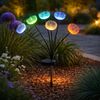 LED Solarleuchte, Edelstahl, RGB Farbwechsler, H 70 cm Bild 3
