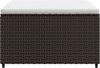 vidaXL Gartenhocker mit Kissen Braun Poly Rattan 319756 Bild 4